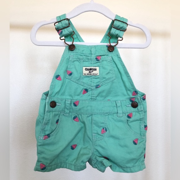 OshKosh B'gosh Other - OshKosh B’Gosh Strawberry Overalls